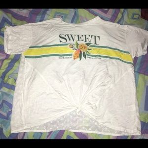 ‘SWEET’ lemon womens shirt/blouse